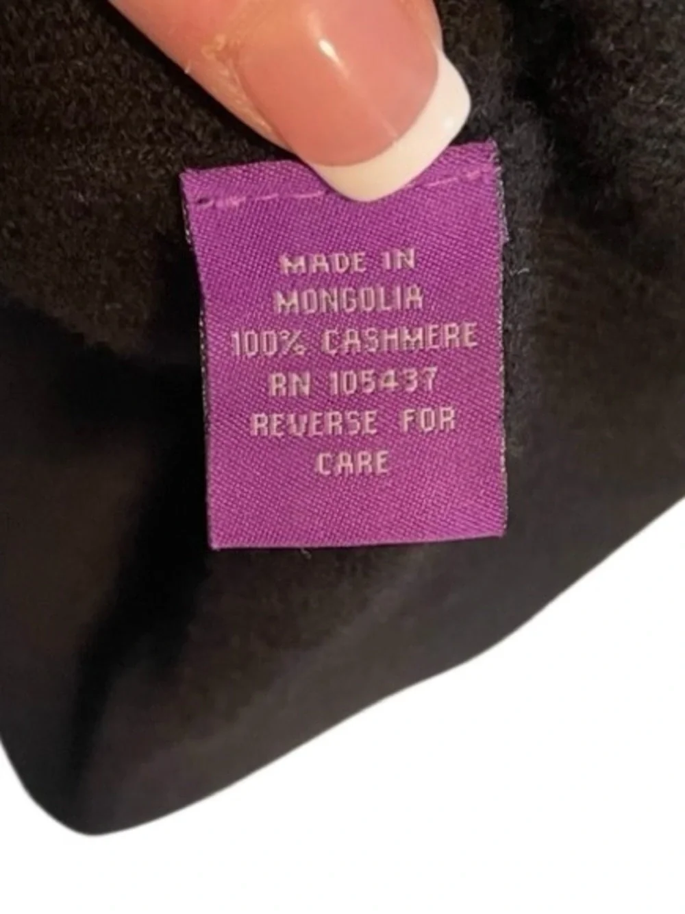 Peter Millar Cashmere Sweater Men’s XL Black 100% Cashmere Crewneck Pullover